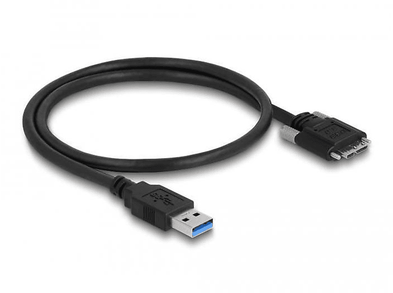 Schwarz USB DELOCK Kabel, 87798