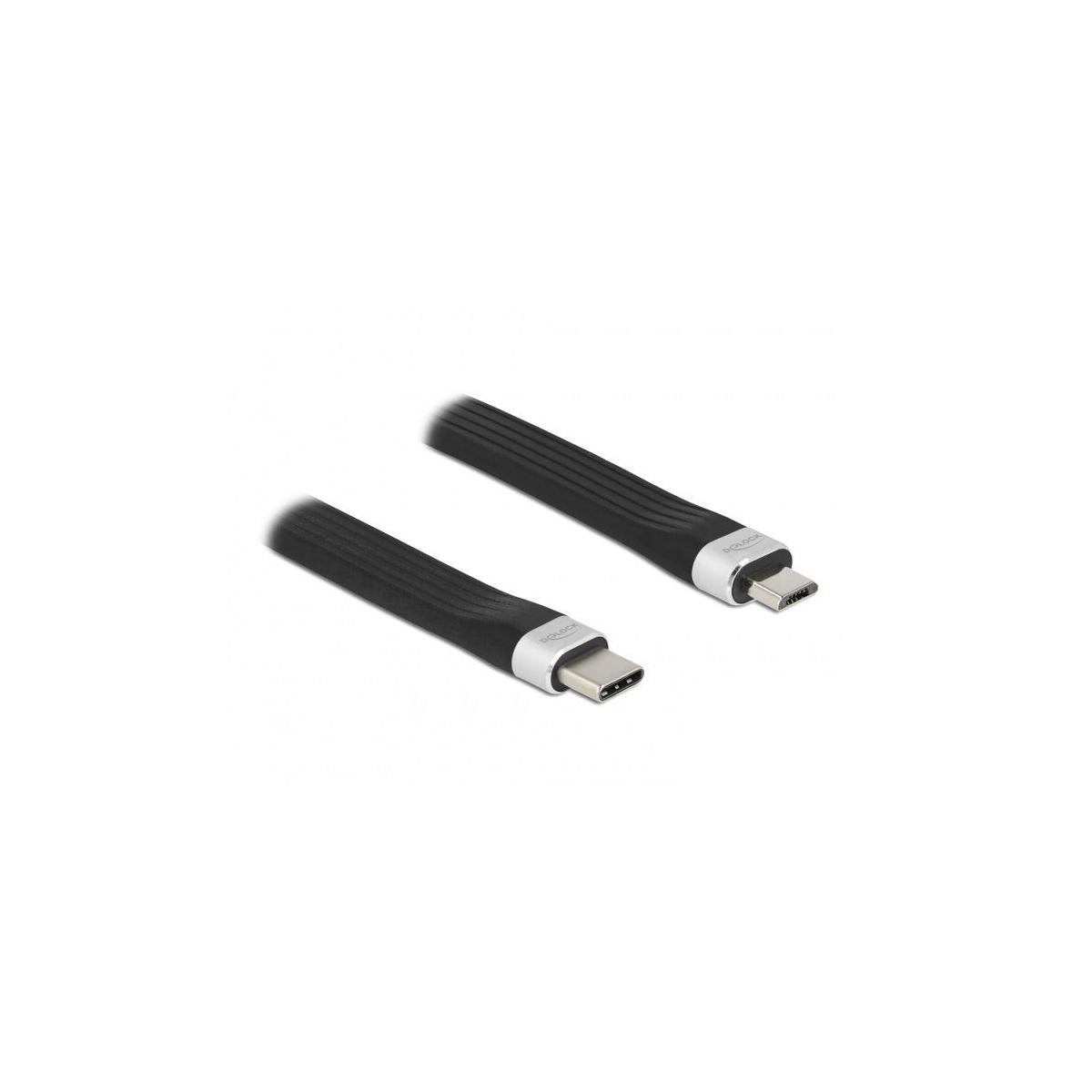 USB DELOCK Kabel, Schwarz 86793