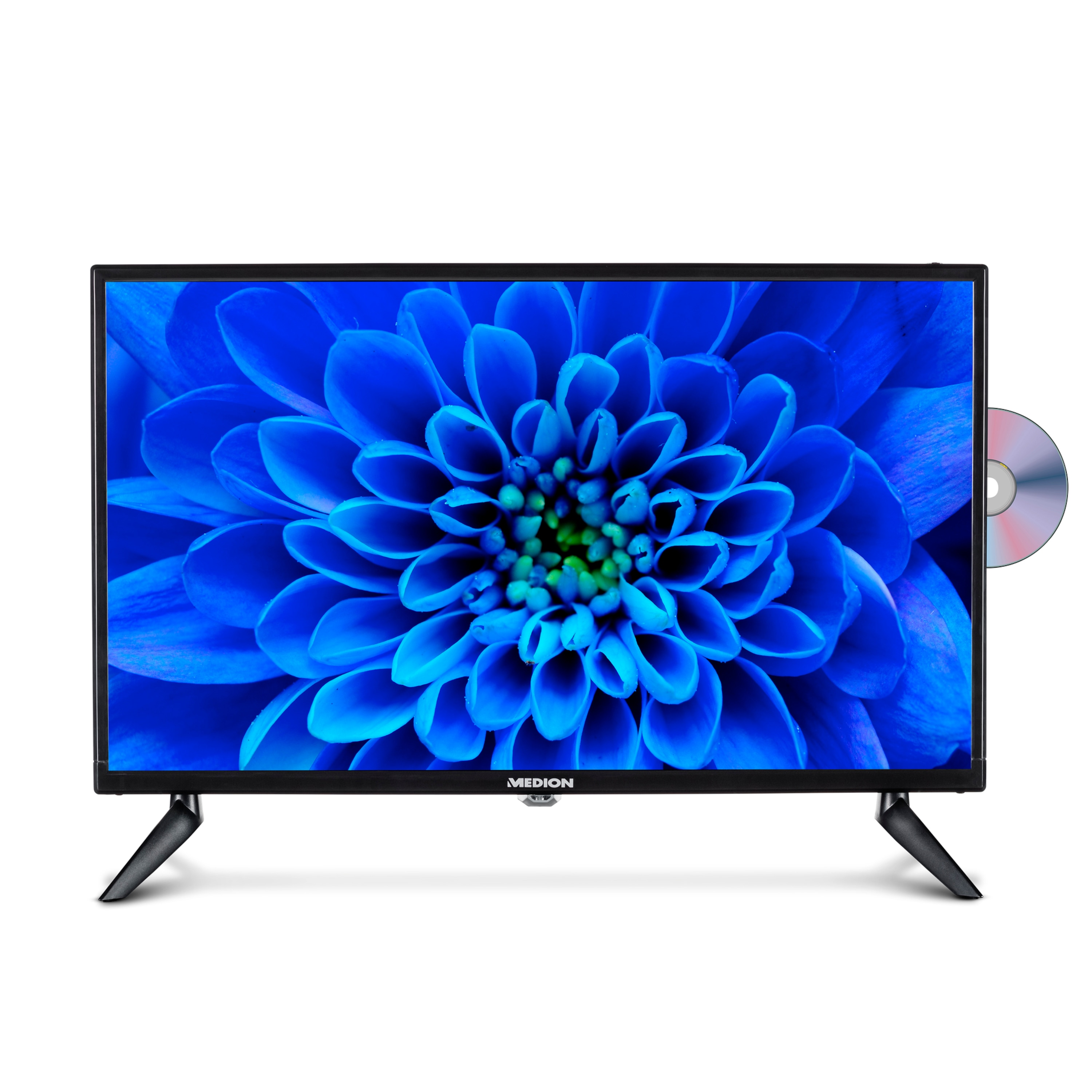 MEDION E12422 Full HD Zoll TV (59,9cm), mit 24 HD Tuner, LCDTV mit (Flat, DVD-Player, Triple 59,9 cm, Fernseher / Zoll Car-Adapter Full-HD) 23,6 Fernseher