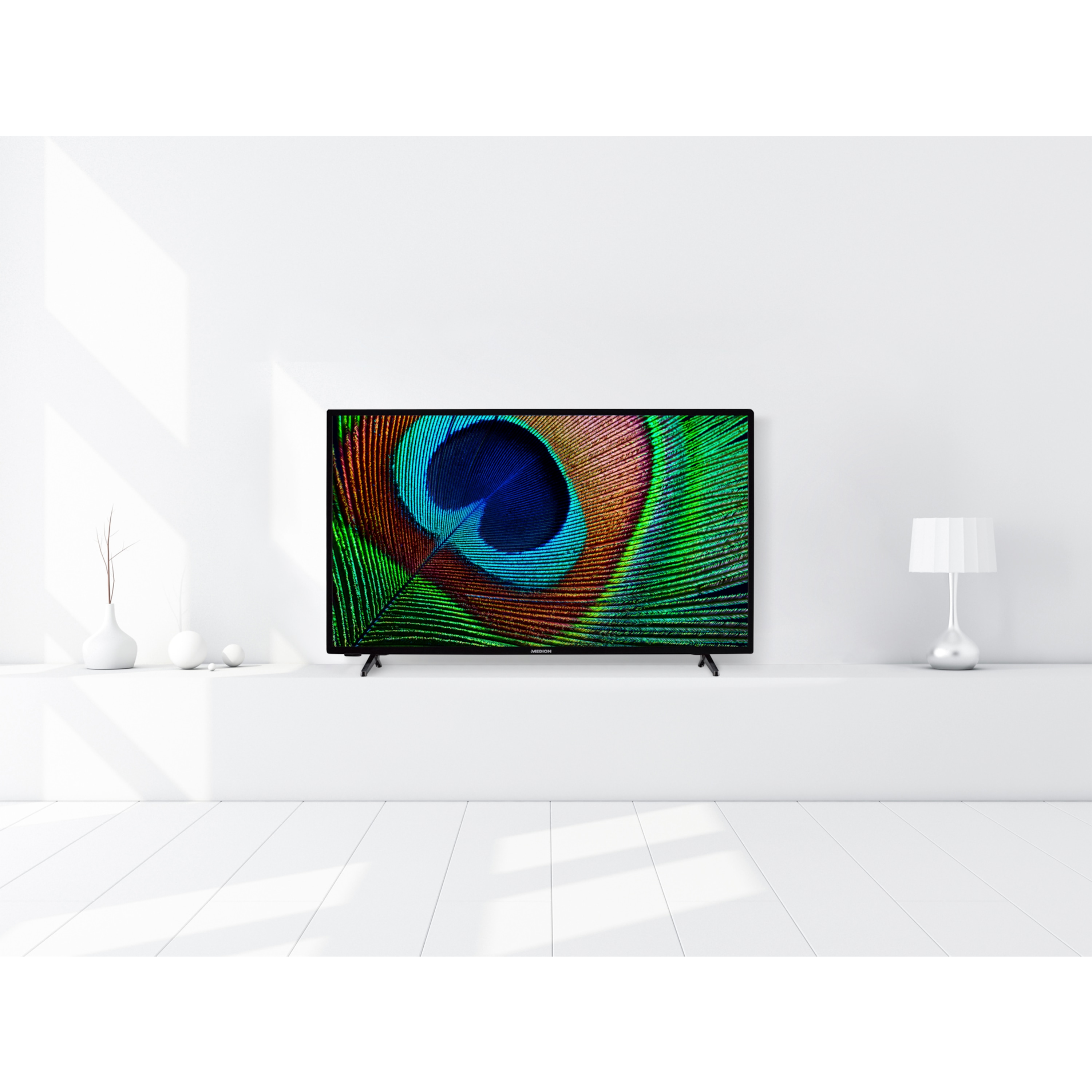 Android) 39,5 HD, Full Netflix Smart 40 Android MEDION TV (Flat, HD HDR Fernseher cm, mit / Fernseher Zoll 100,3 100,3 cm, Zoll, P14093 TV