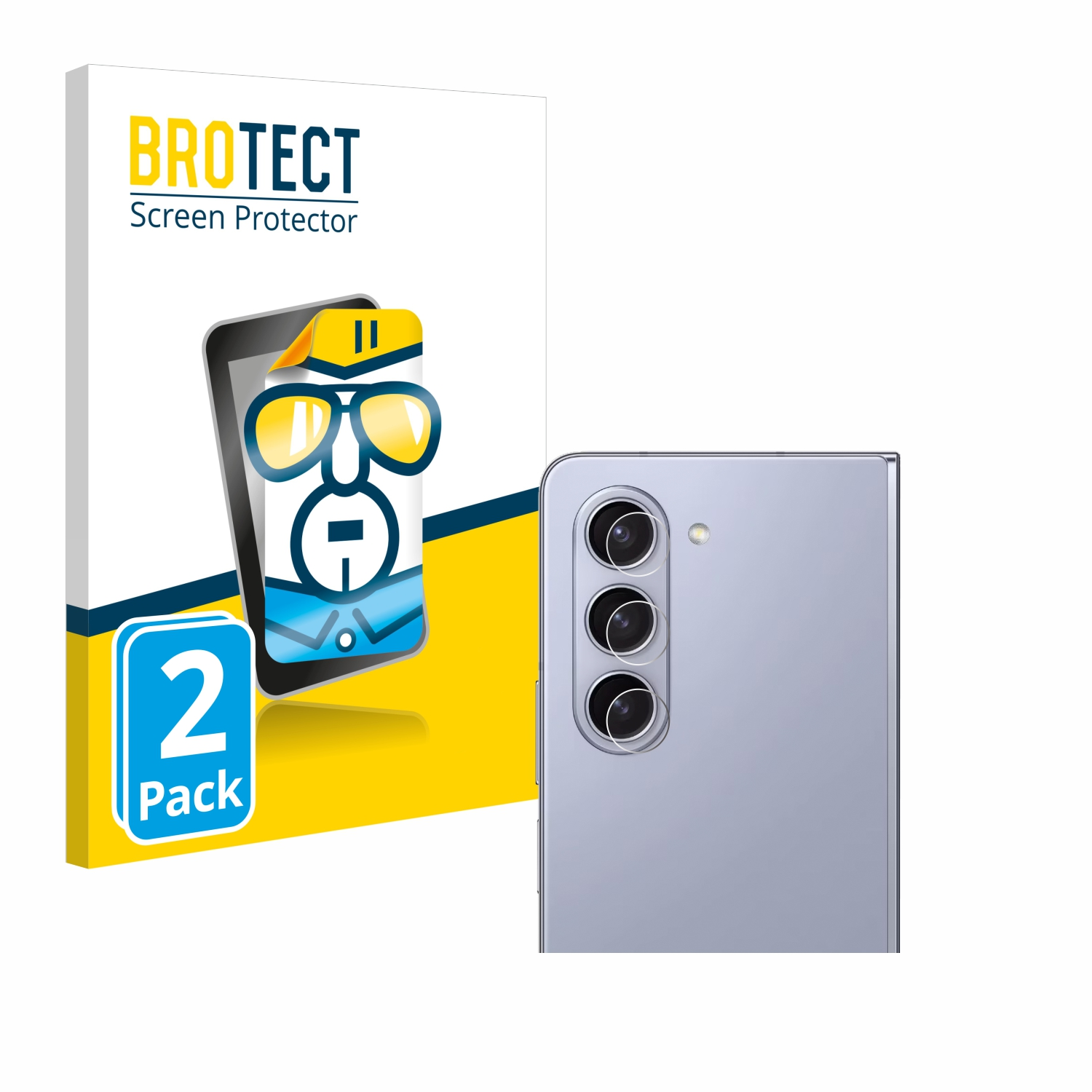 Galaxy BROTECT 2x 5) Z Schutzfolie(für Fold klare Samsung