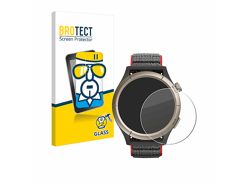 BROTECT 9H klares Schutzglas(für Huami Amazfit Cheetah Pro)