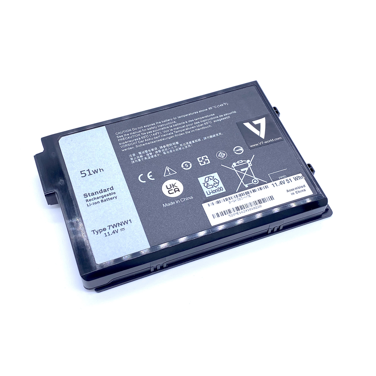 V7 D-GK3D3-V7E Li-Ion 11.4 Volt Laptopakkus, (Lithium-Ionen)