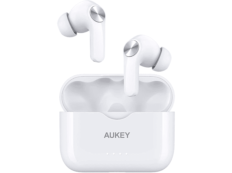 Kopfhörer In-ear Weiß Earbuds, Bluetooth AUKEY