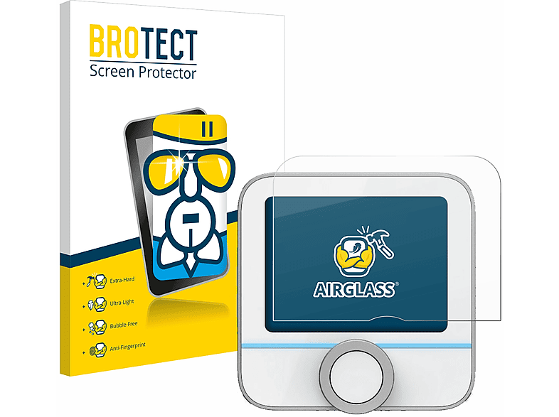 BROTECT Airglass klare Schutzfolie(für Bosch Smart Home 230 V (Raumthermostat II))