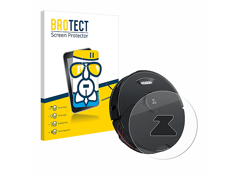 BROTECT Airglass klare Schutzfolie(für Roborock S7 MaxV Lidar Sensor (nur weißes Modell))