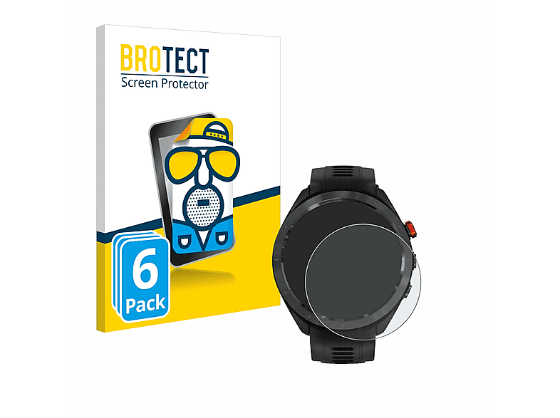 BROTECT 6x S70 (47 mm)) Garmin Approach matte Schutzfolie(für