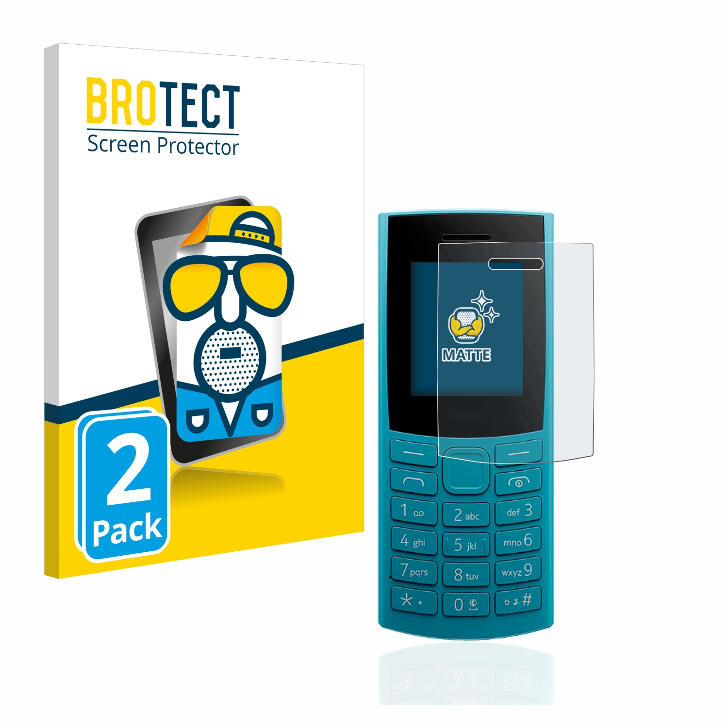 BROTECT Nokia (2023)) matte 4G Schutzfolie(für 2x 110