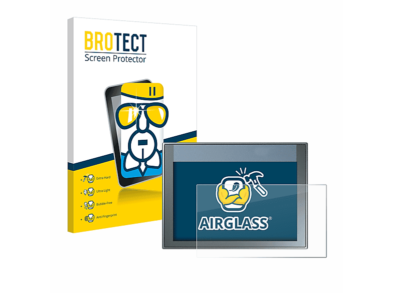 BROTECT Airglass klare Schutzfolie(für Siemens Basic) 700 KTP Simatic HMI