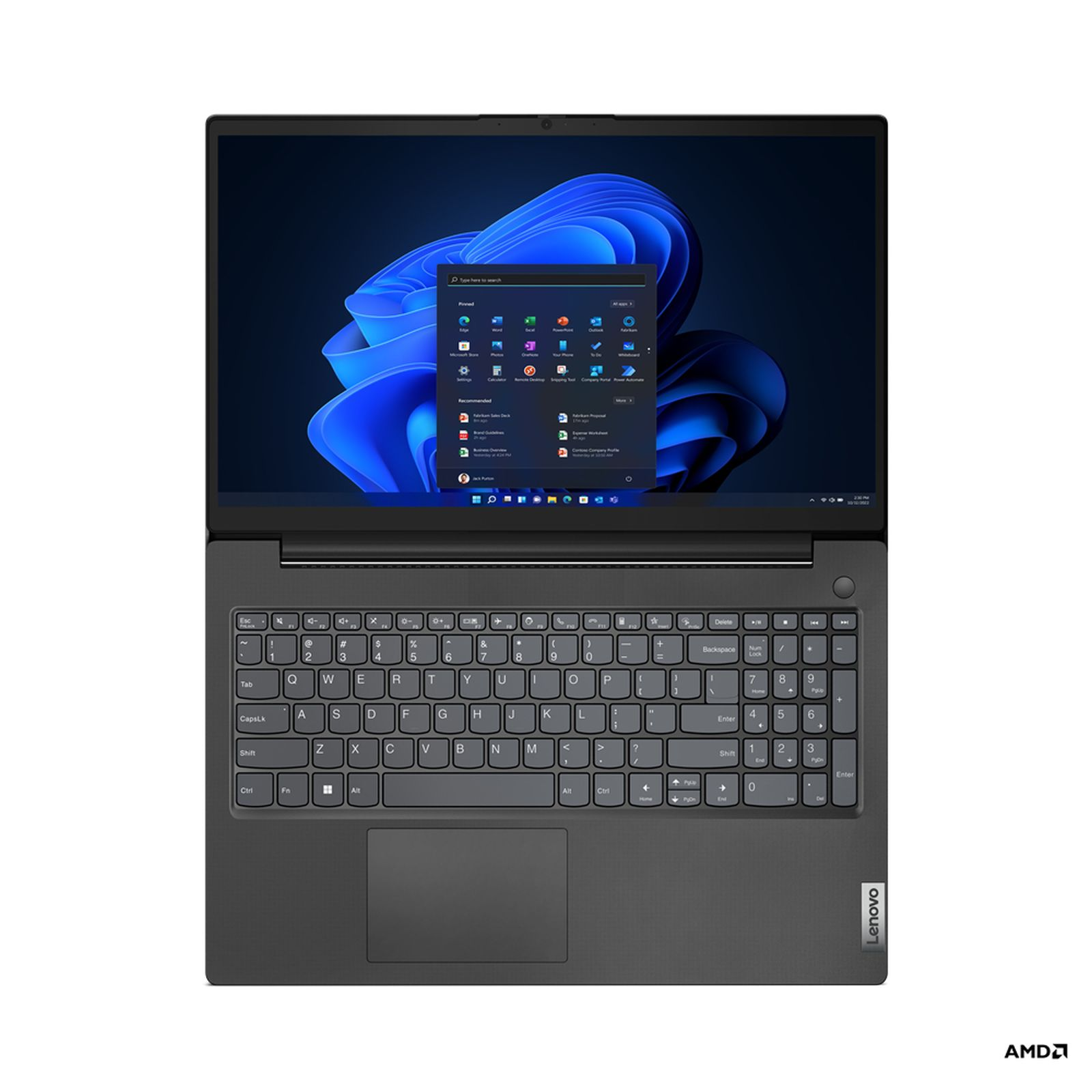 LENOVO V15 G4 AMD R5-7520U 15,6 8GB, mit Schwarz RAM, Notebook SSD, Display, Zoll 8 256 GB AMD, GB