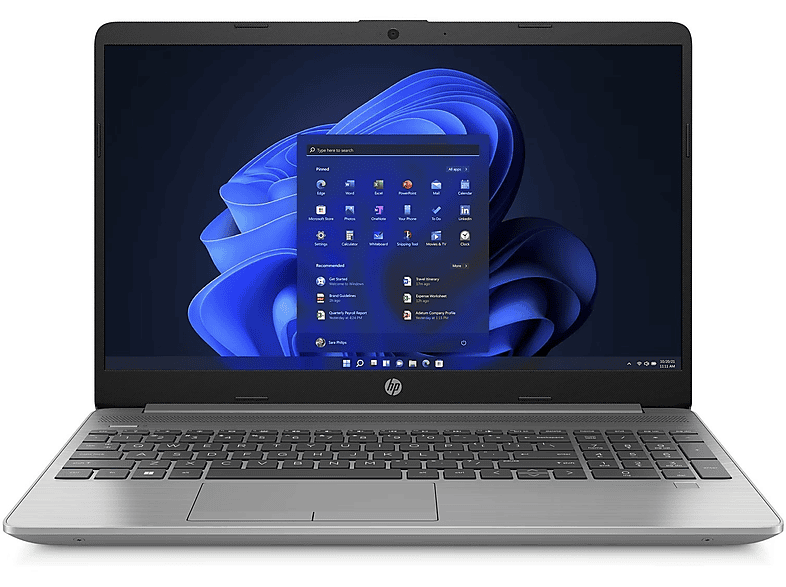 HP Notebook GB HP 250, 8 GB 256 RAM, Silber Intel®, SSD, 15,6 Display, mit Zoll