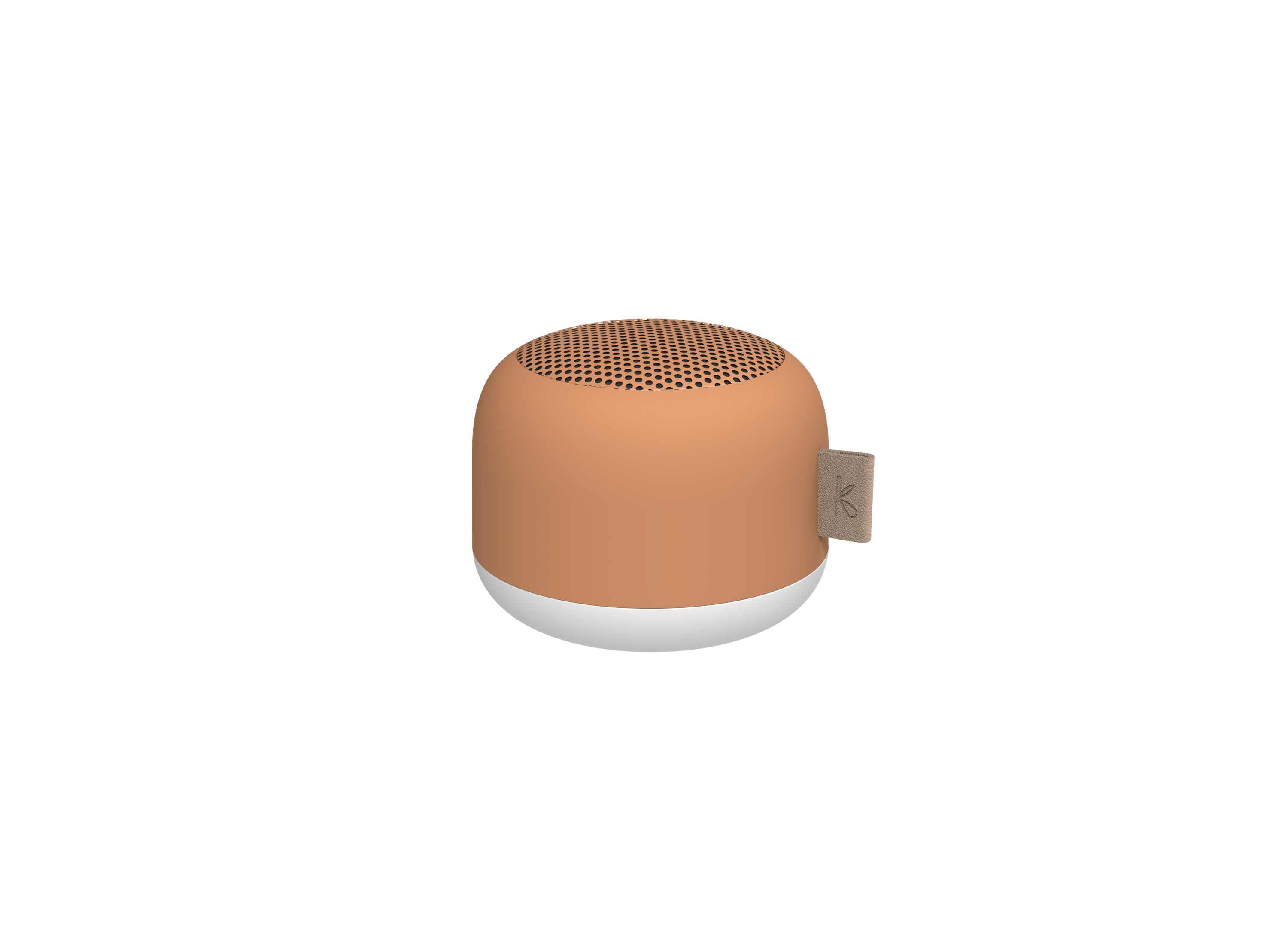 KREAFUNK aLIGHT Bluetooth Lautsprecher, orange waffle