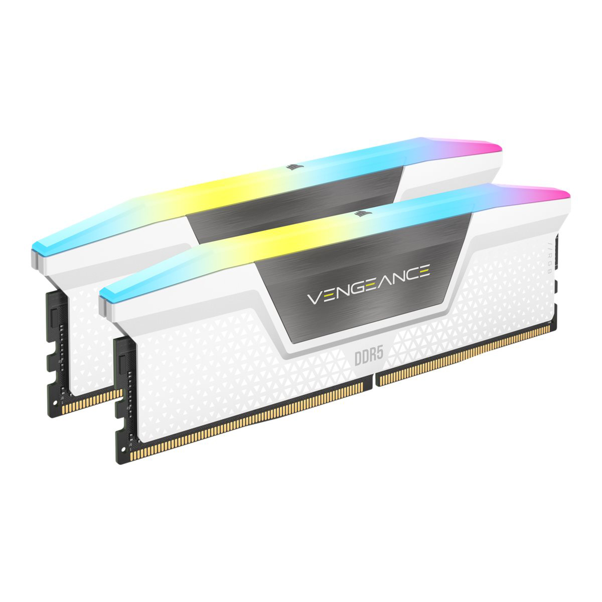 Speicher-Kit 2x16GB, 32 Hsp DDR5 1.25V, White 36-36-36-76, CORSAIR GB RGB,