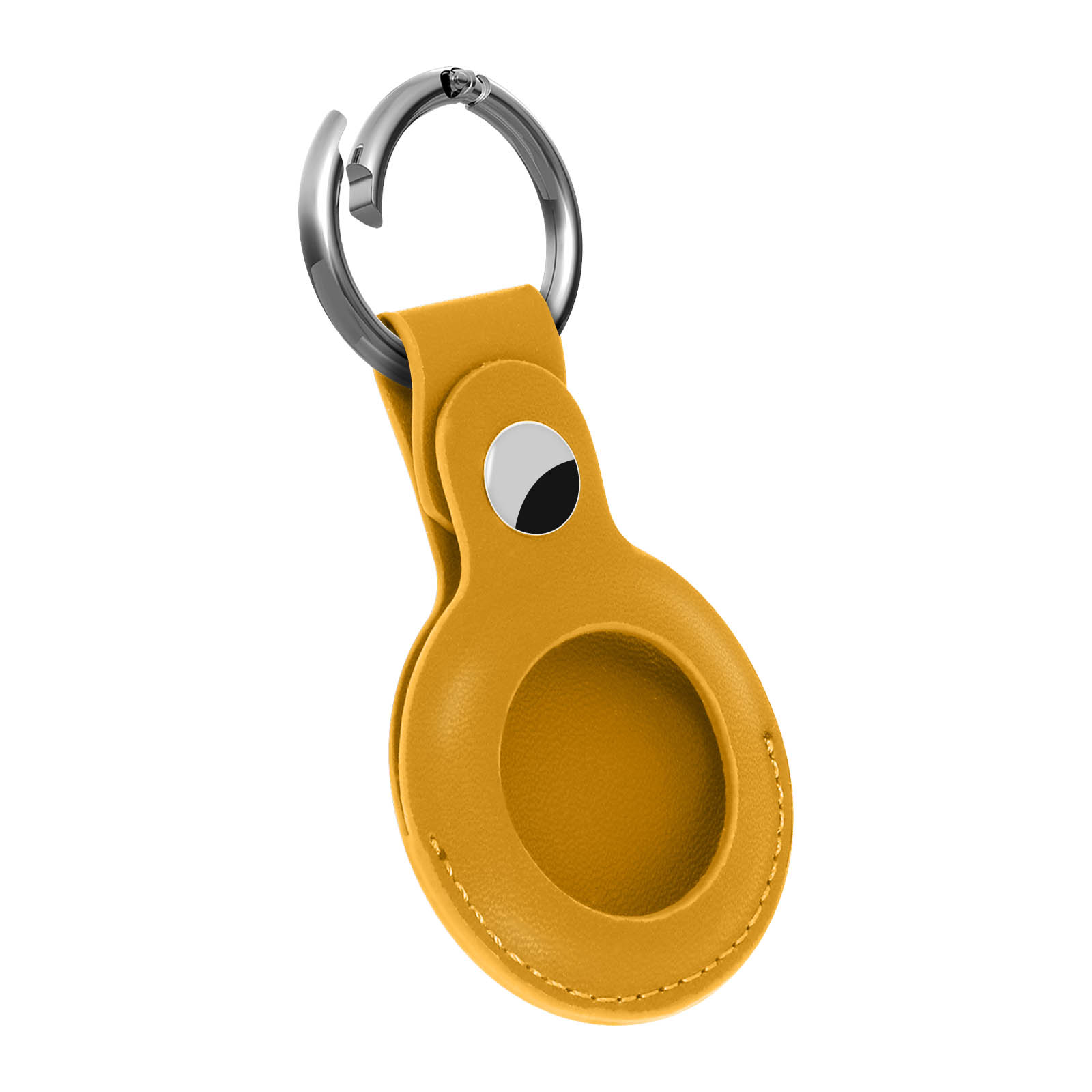 AirTag Schlüsselanhänger mit AVIZAR AirTag Schlüsselanhänger Gelb Karabinerring
