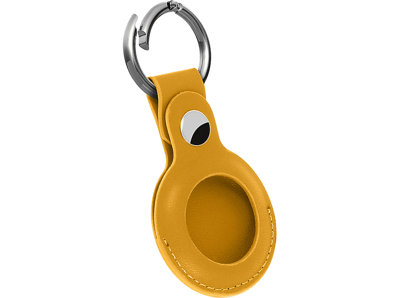 AVIZAR AirTag Schlüsselanhänger mit Karabinerring AirTag Schlüsselanhänger Gelb