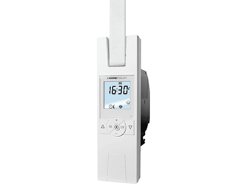 Gurtwickler Minigurt smart elektrischer RolloTron HOMEPILOT Rollladensteuerung, premium Weiß