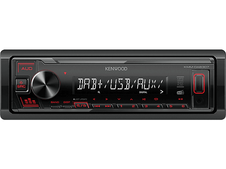 KENWOOD KMMDAB 307 Autoradio 1 DIN, 50 Watt