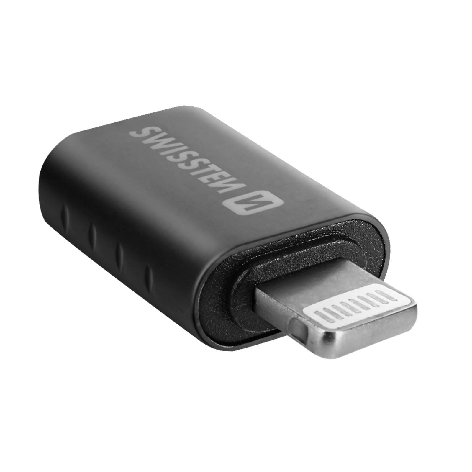 Silber OTG SWISSTEN / Universal, USB OTG-Adapter Lightning Kabeladapter