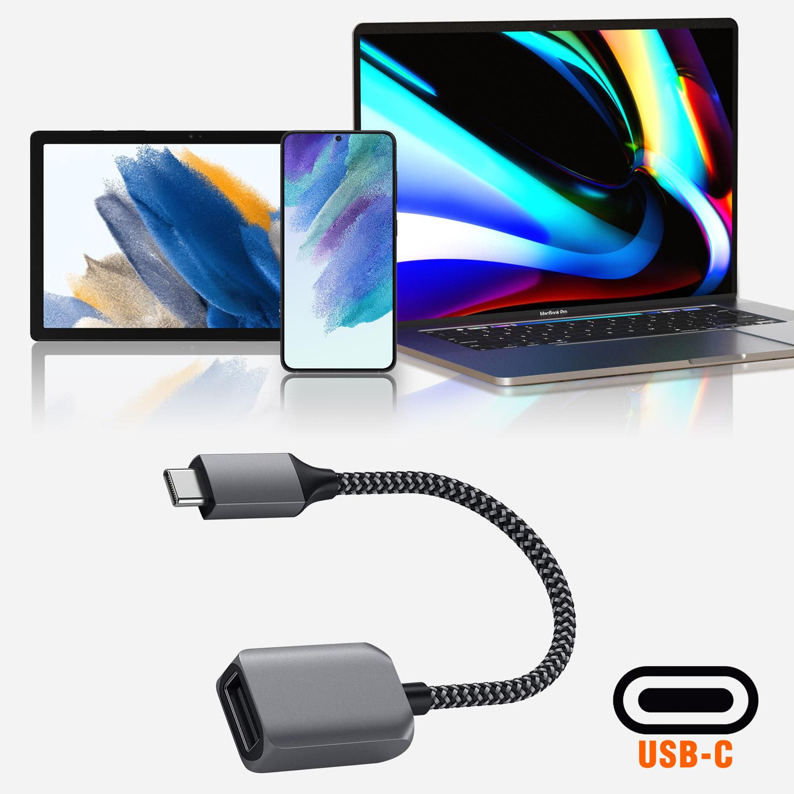 SATECHI USB / USB-C OTG Kabeladapter Grau Universal