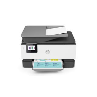 Impresora multifunción tinta - HP OfficeJet Pro 9010 All-in-One Printer, Inyección de tinta térmica, 22 ppm, Negro, Gris, Blanco