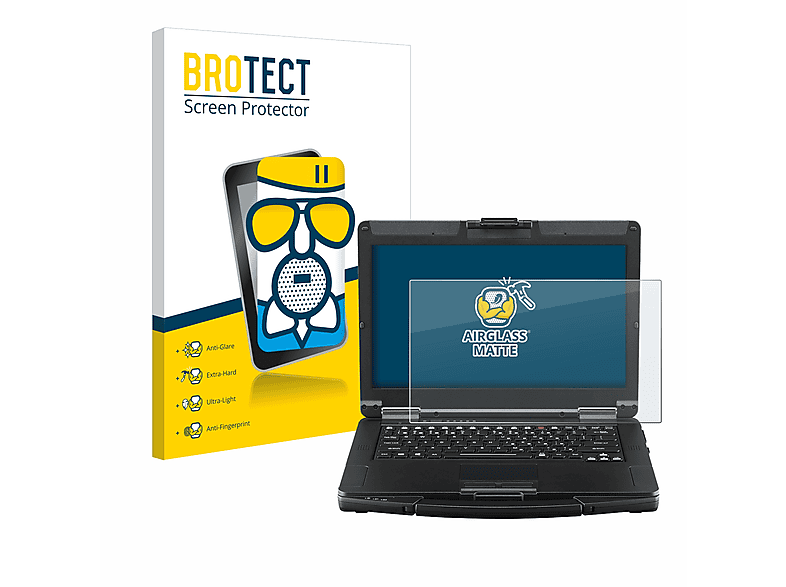 BROTECT Airglass matte Schutzfolie(für Panasonic Toughbook FZ-55 Touch)