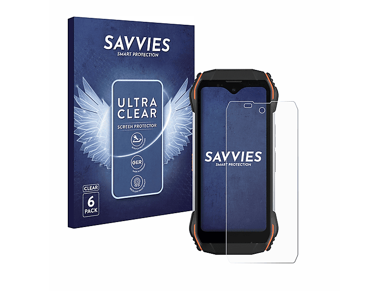 SAVVIES 6x klare Schutzfolie(für Blackview N6000) | Displayschutzfolien & Gläser