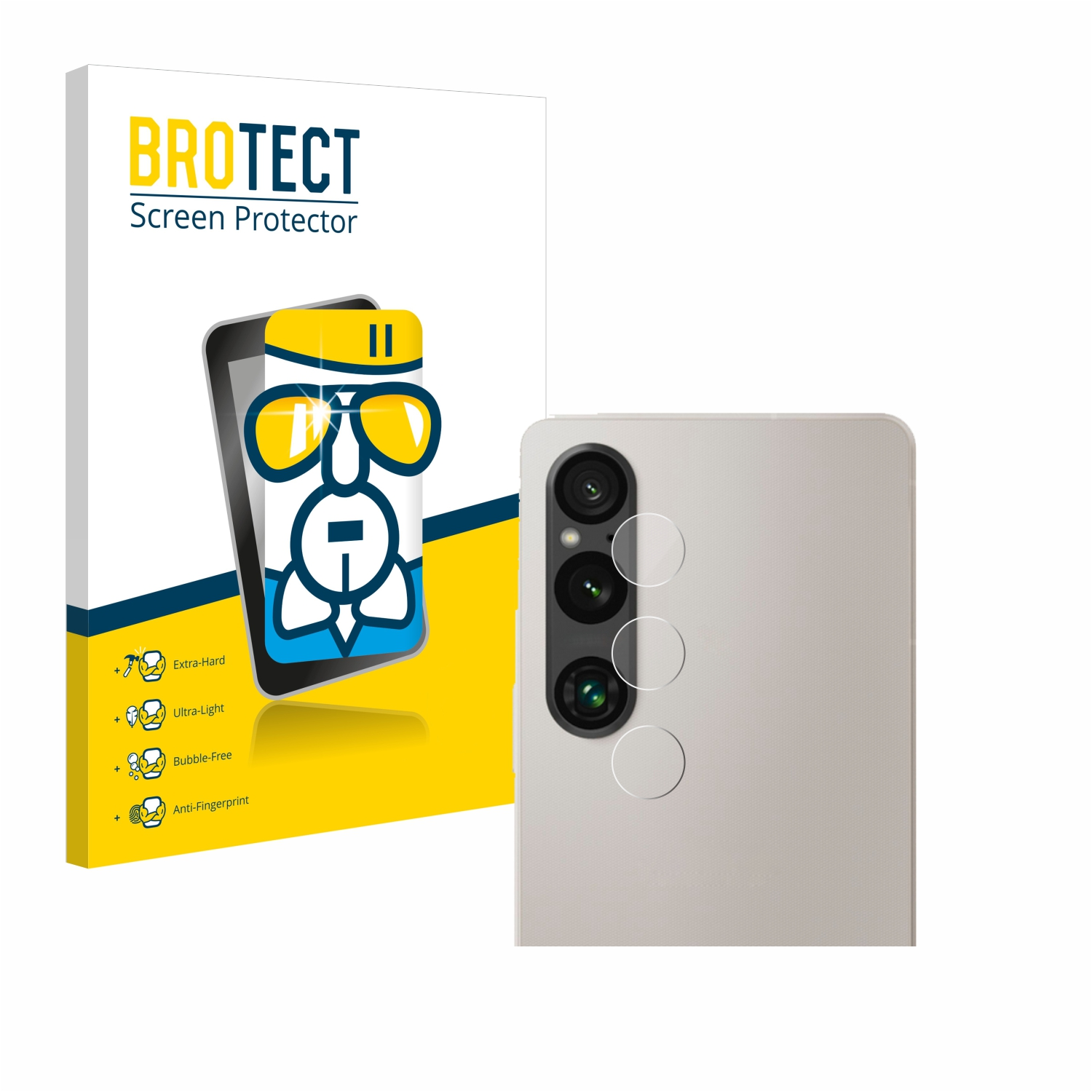 BROTECT Airglass klare Schutzfolie(für Sony V) Xperia 1