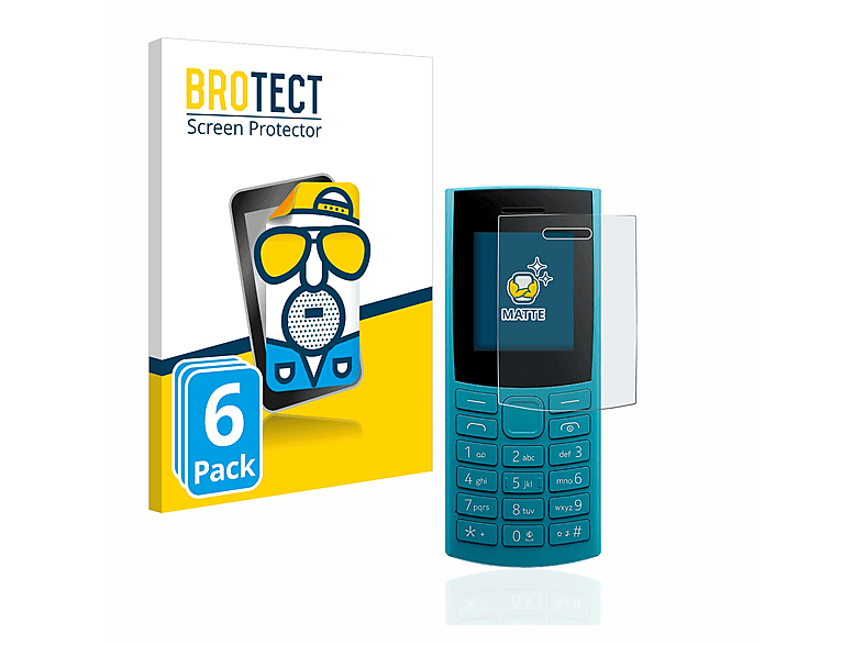 BROTECT Schutzfolie(für 6x 110 (2023)) 4G matte Nokia