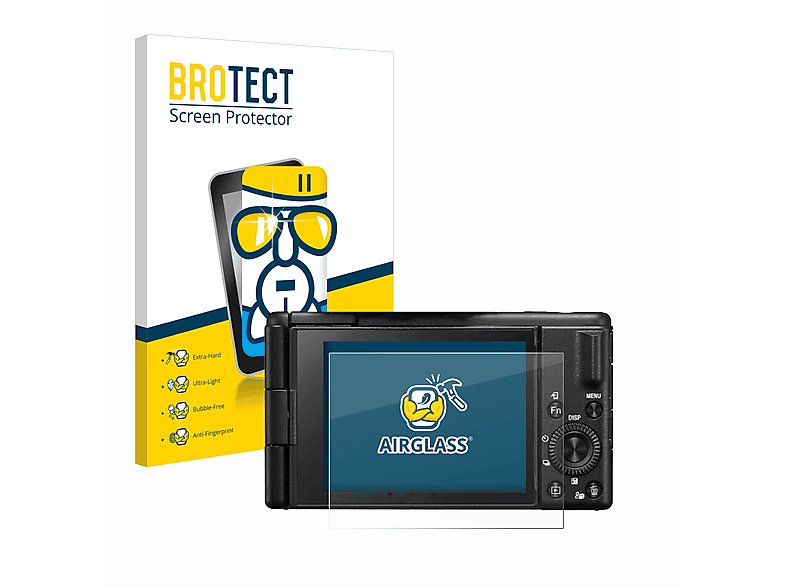 BROTECT AirGlass Schutzfolie Für Nikon D1 – 9H Kratzfest, Anti-Fingerprint | Made In Germany