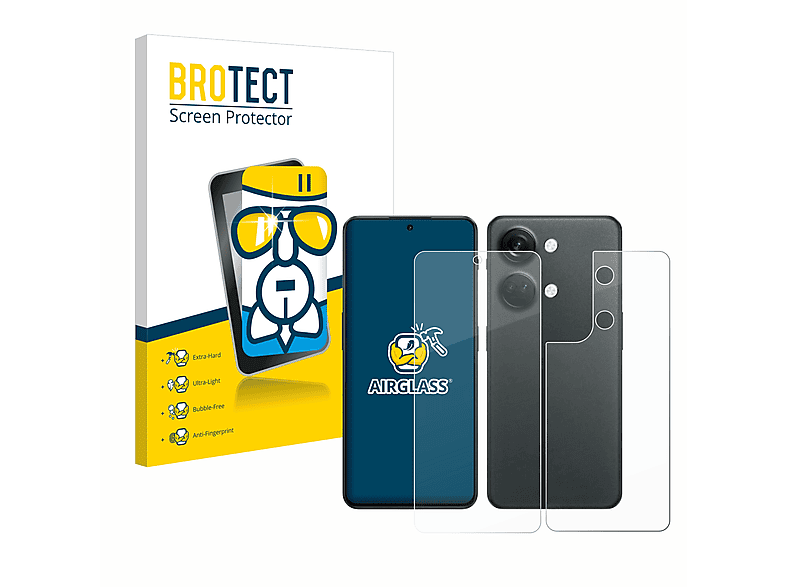 BROTECT Airglass klare Schutzfolie(für OnePlus Nord 5G) 3