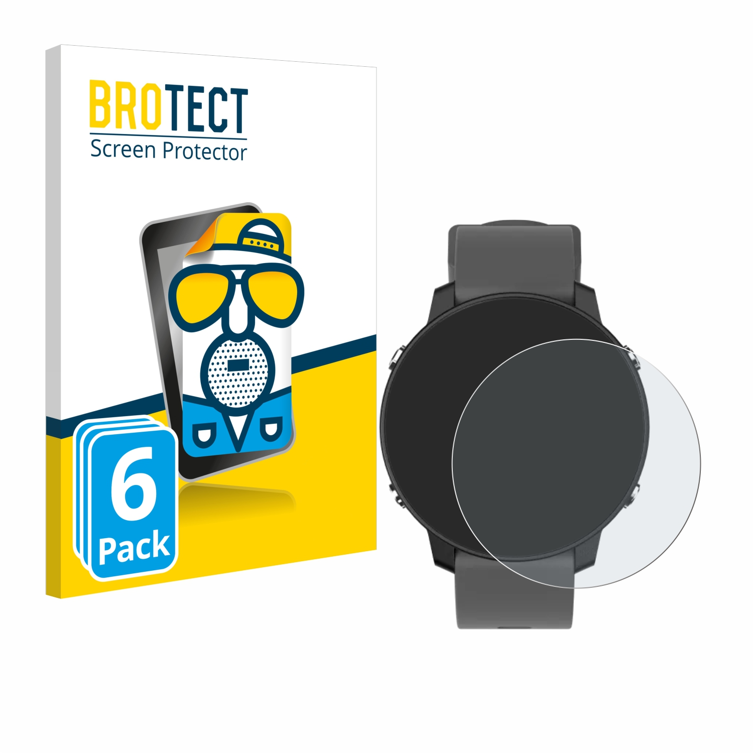 BROTECT 6x matte Schutzfolie(für Shot G5 Watch) Scope GPS