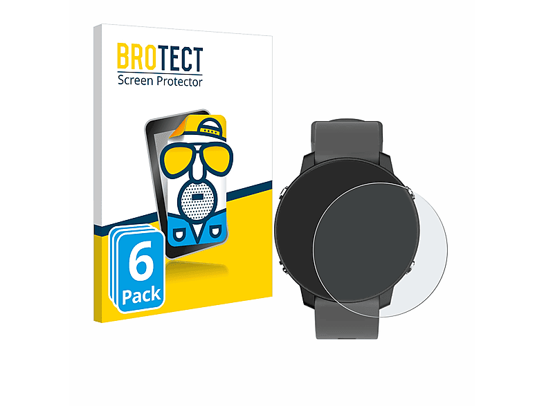 BROTECT 6x matte Schutzfolie(für Shot Scope G5 GPS Watch)