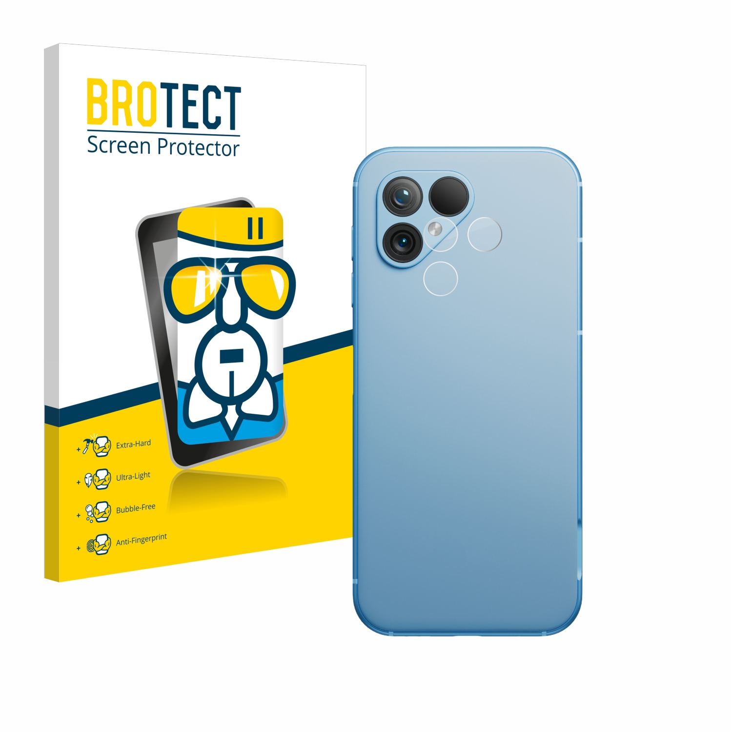 BROTECT 5) klare Airglass Fairphone Schutzfolie(für