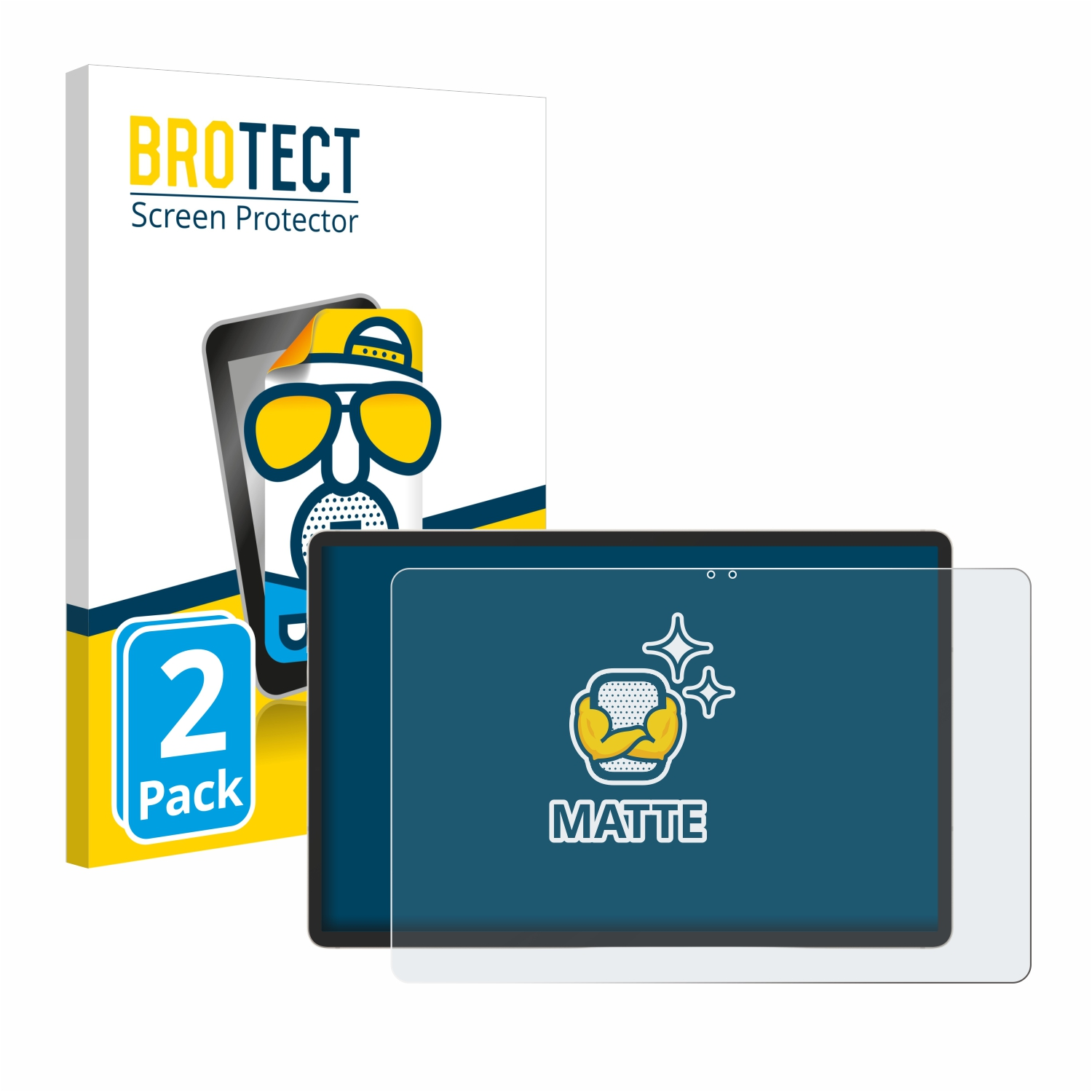 BROTECT 2x matte Schutzfolie(für Samsung Galaxy WiFi) Plus Tab S9