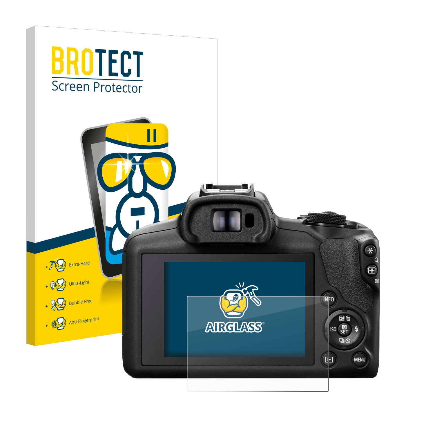 BROTECT Airglass klare Schutzfolie(für Canon EOS R100)
