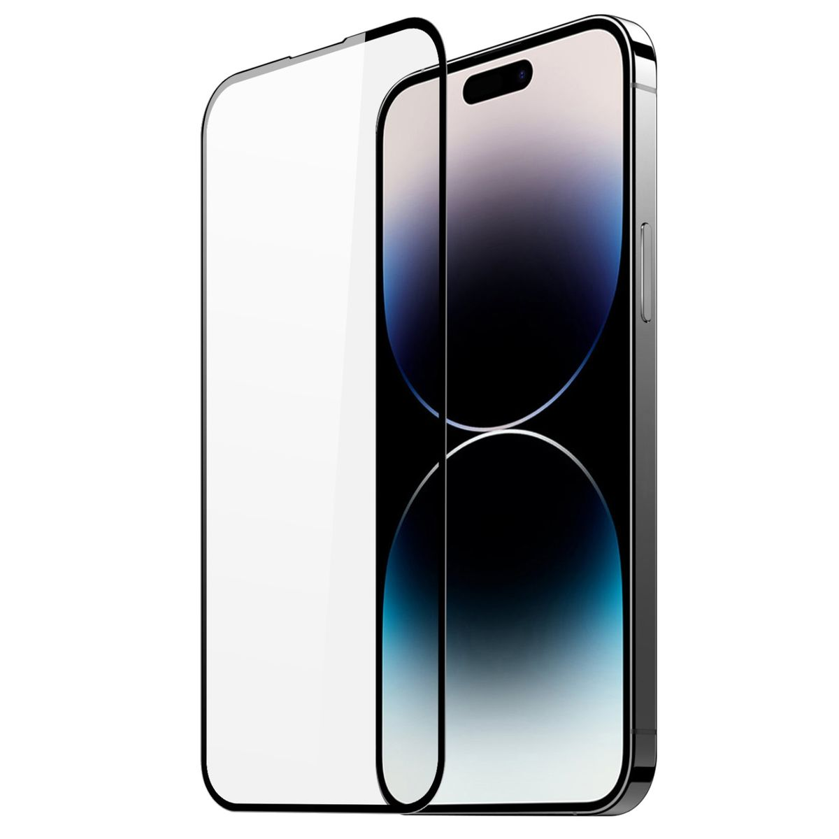 WIGENTO 2x Display Max) Apple iPhone Full 15 Folie Pro H9 Schutzglas(für Hart Panzer Glas