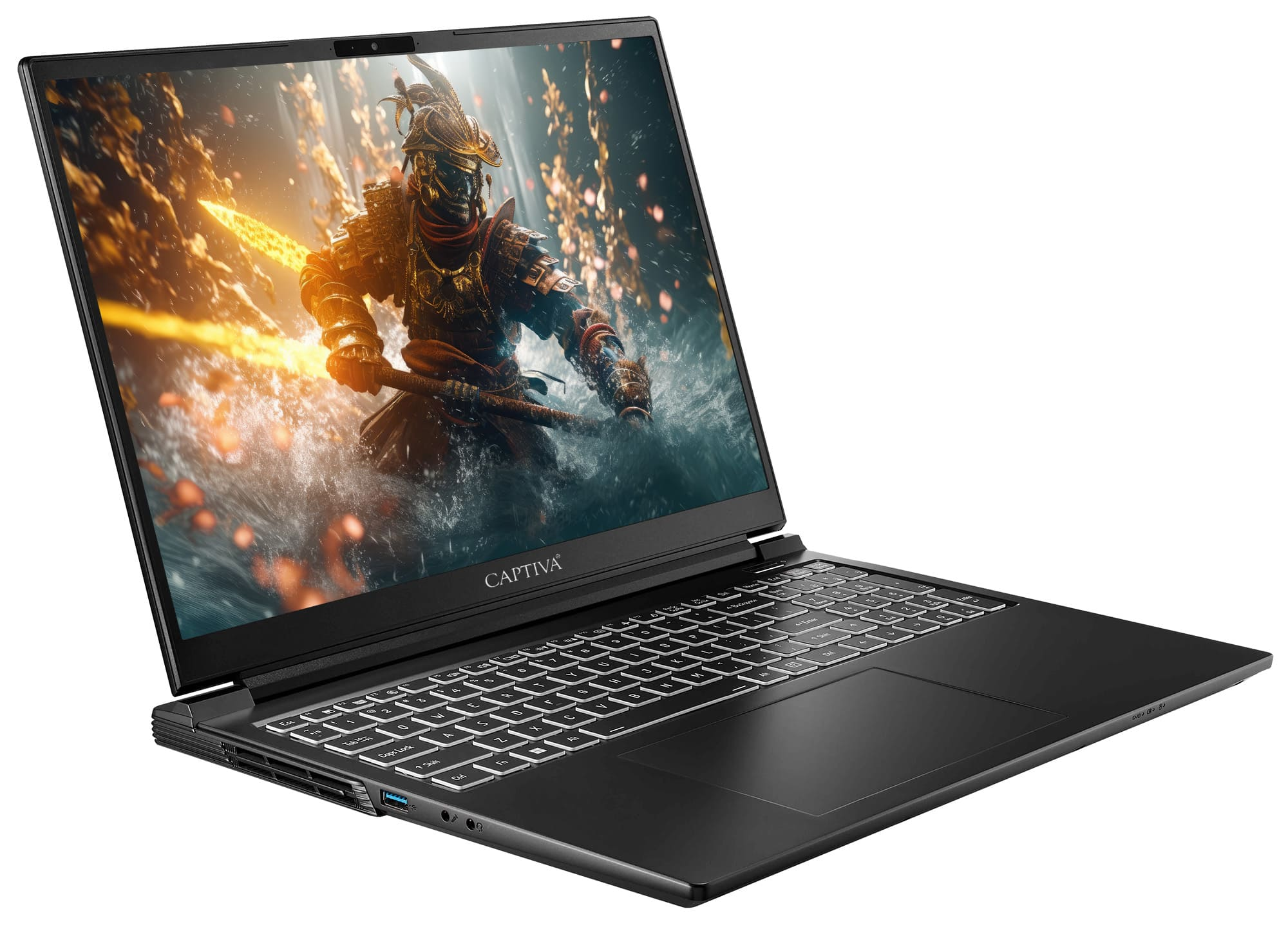 CAPTIVA Advanced Gaming 1000 schwarz mit 16 Display I77-368, Zoll 64 Core™ Prozessor, Gaming-Notebook SSD, GB GB RAM, i9