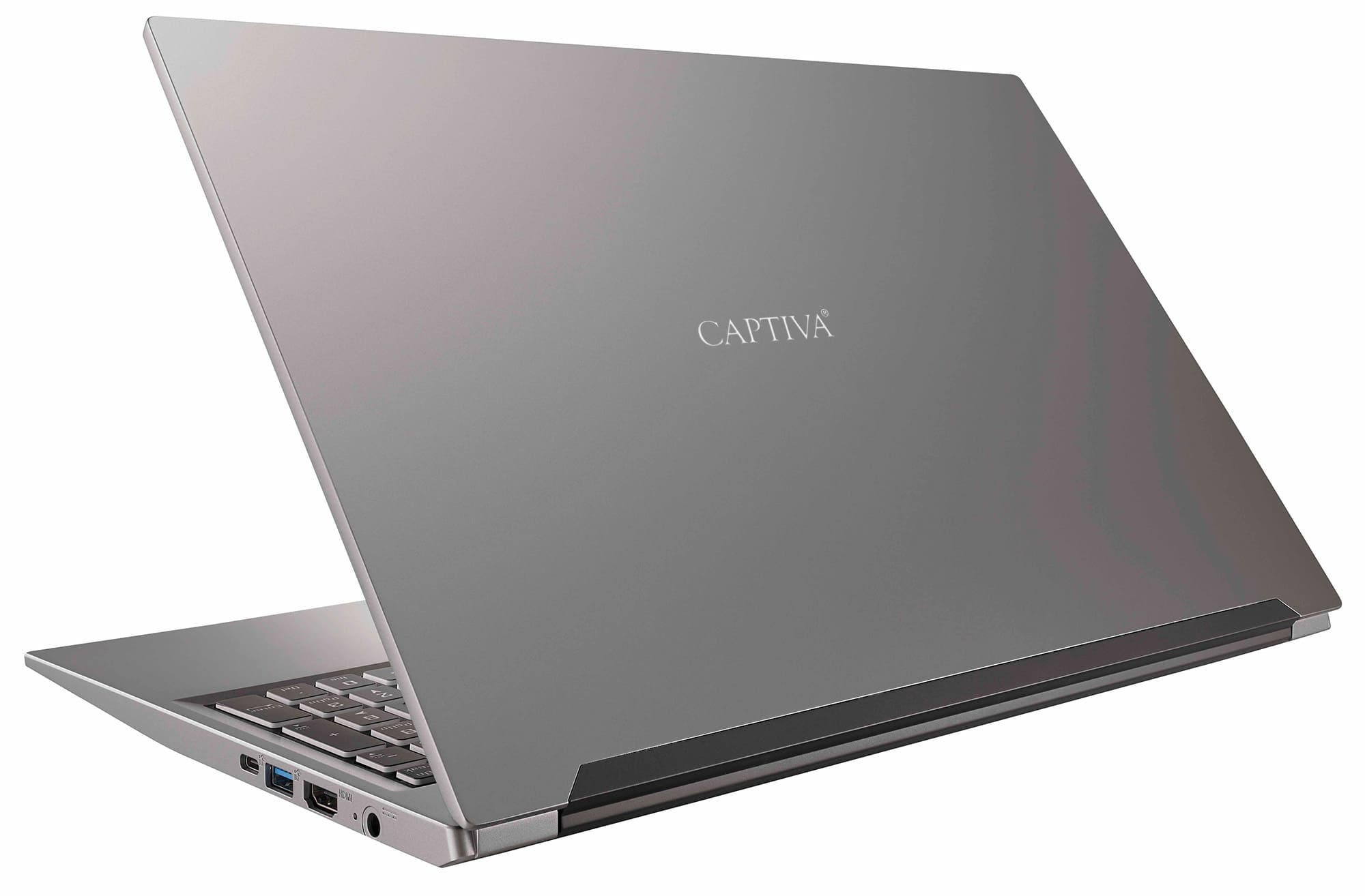 CAPTIVA Power Starter I77-242, GB SSD, GB 16 Business-Notebook silberfarben RAM, Display 15,6 Zoll 2 mit Core™ Prozessor, i7