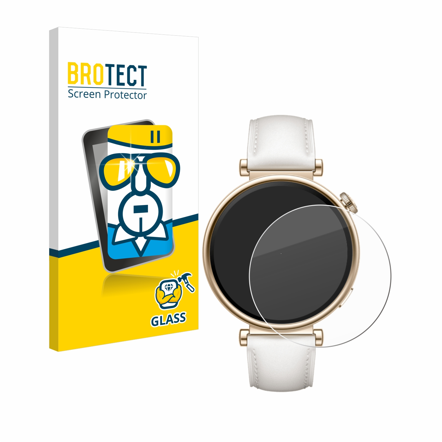 GT 4 BROTECT Watch (41mm)) klares Schutzglas(für 9H Huawei
