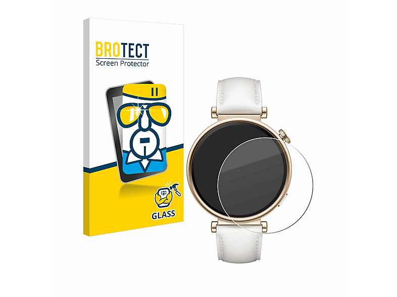 BROTECT 9H klares Schutzglas(für Huawei Watch GT 4 (41mm))