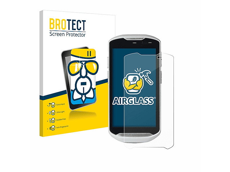 BROTECT Airglass klare Schutzfolie(für Zebra TC51) | Schutzfolien & Schutzgläser