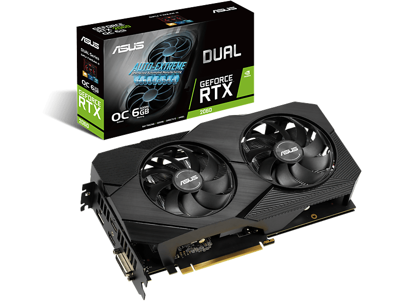 Tarjeta gráfica - ASUS DUAL-RTX2060-O6G-EVO