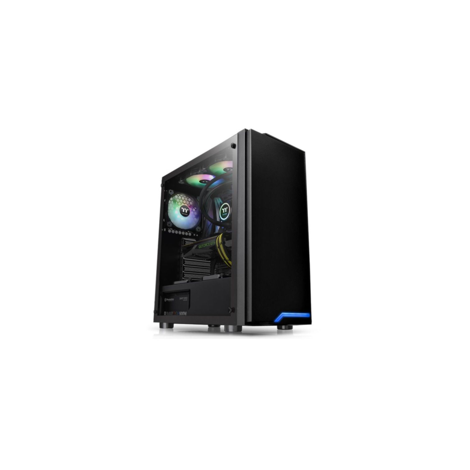 PC H100 THERMALTAKE Gehäuse, schwarz TG