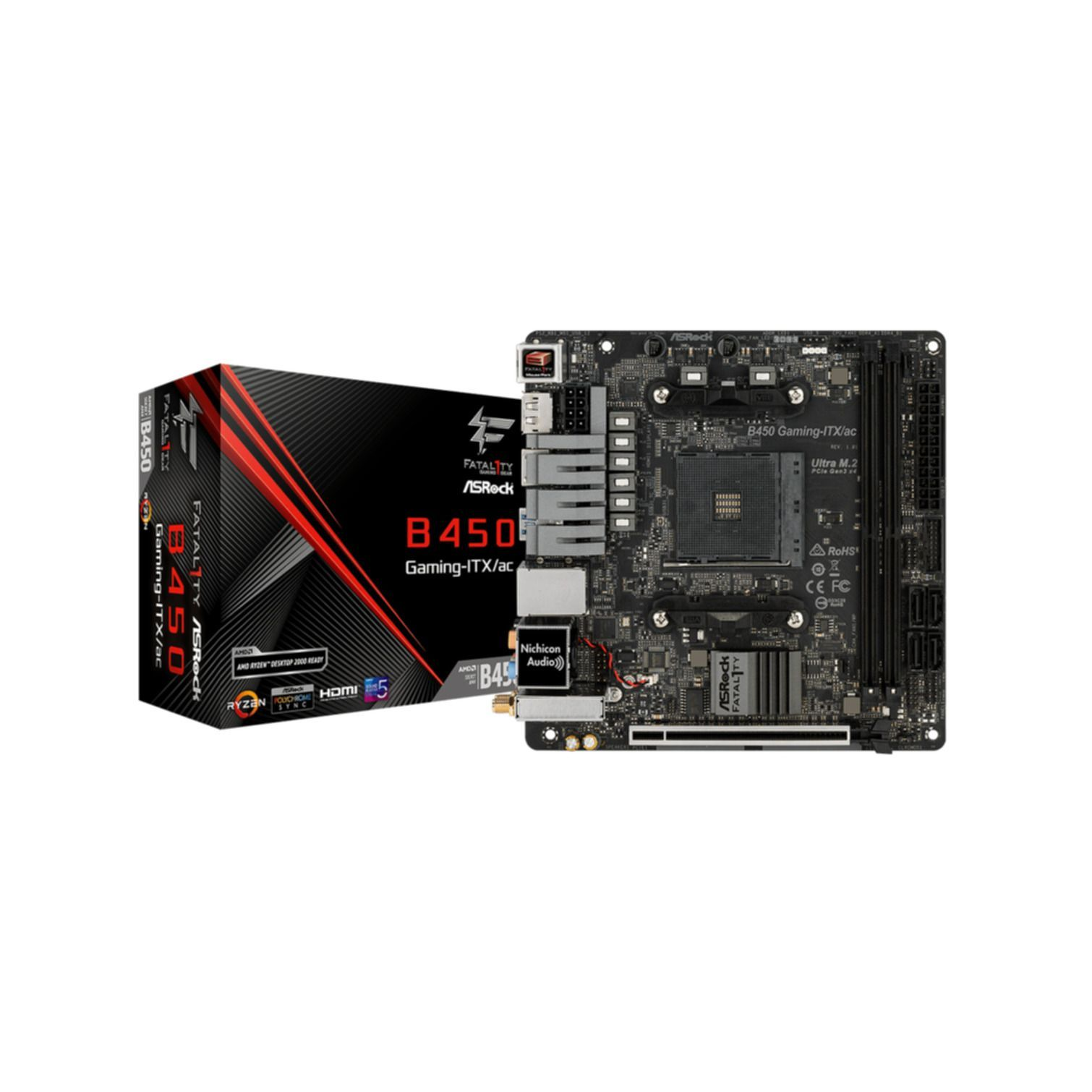 B450 Fatal1ty schwarz Gaming-ITX/ac Mainboards ASROCK