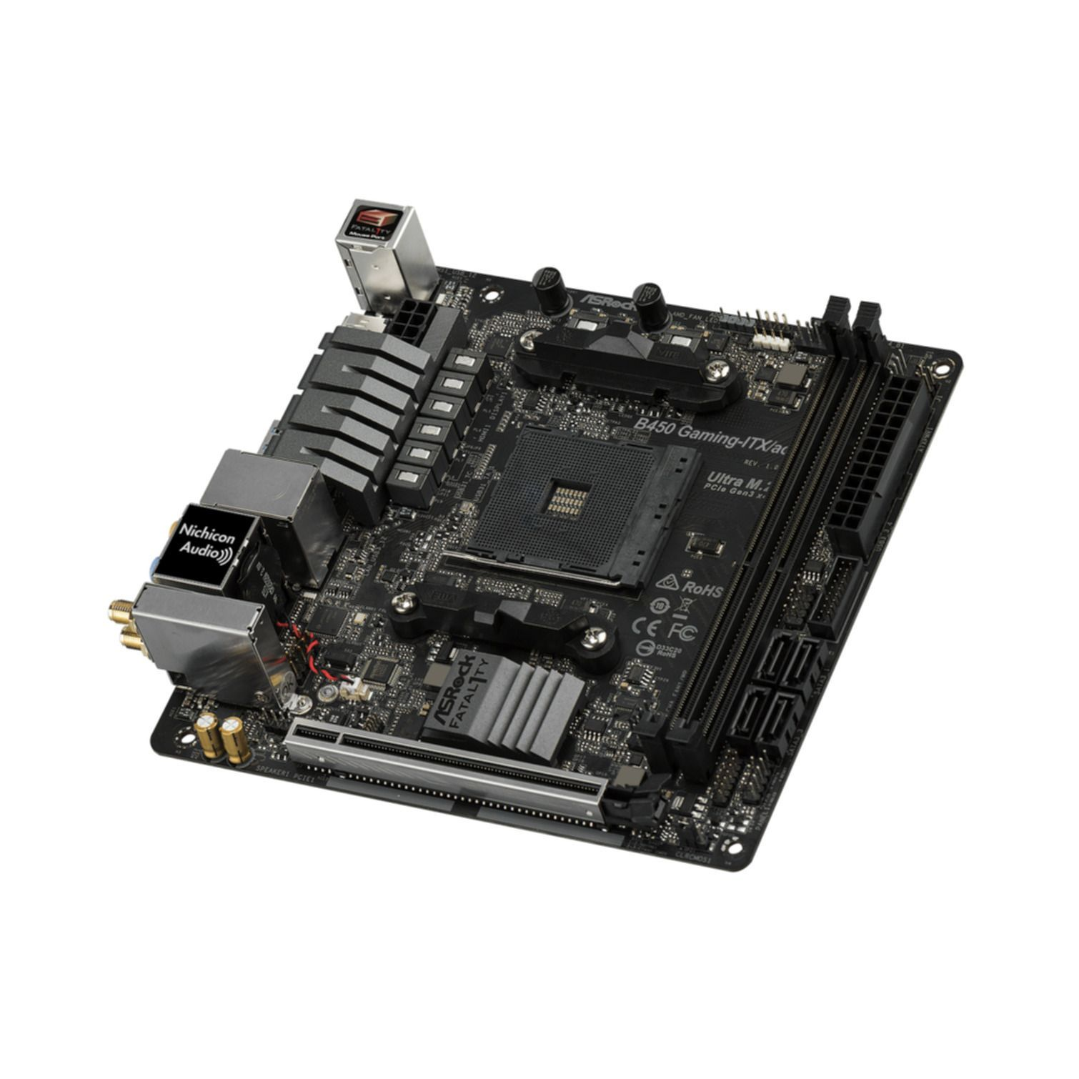 ASROCK Fatal1ty B450 Gaming-ITX/ac Mainboards schwarz