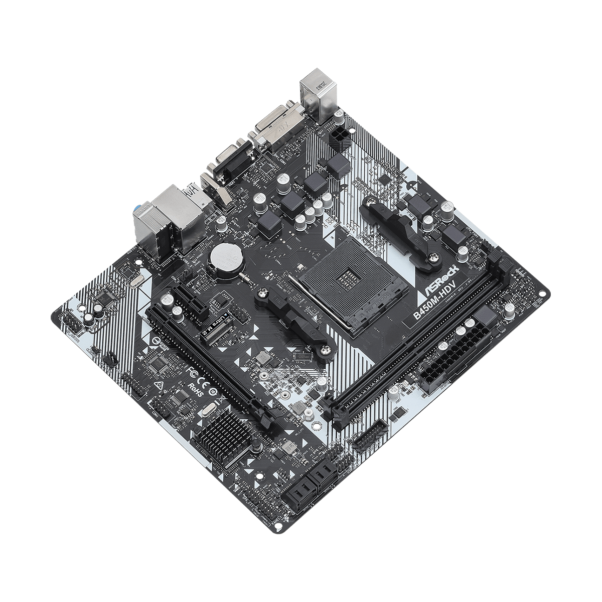 ASROCK B450M-HDV R4.0 Mainboard black