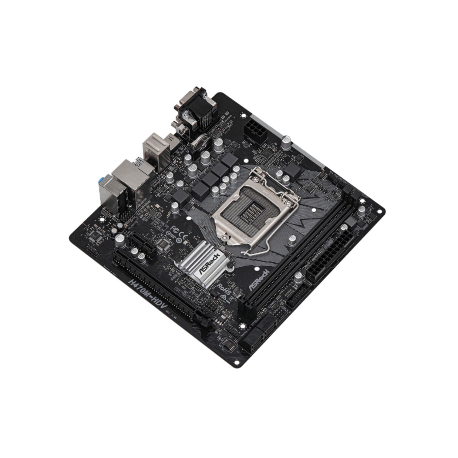 ASROCK H470M-HDV schwarz Mainboards