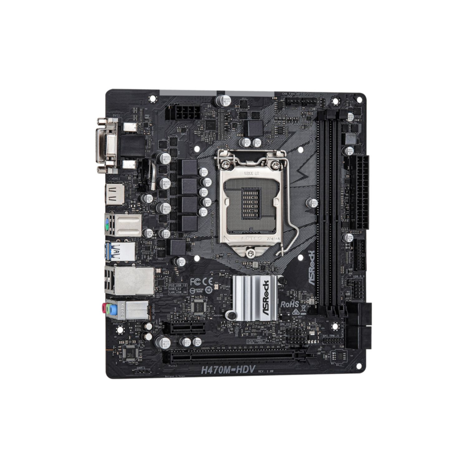 ASROCK H470M-HDV schwarz Mainboards