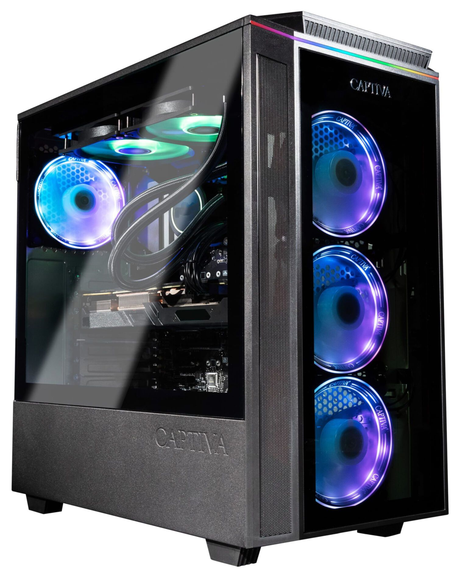 Ryzen™ Gaming-PC SSD, RTX™ RAM, NVIDIA Gaming GB Betriebssystem, AMD 12 4070 ohne mit Highend Ti, GB R72-452, Prozessor, 32 GeForce GB 1000 CAPTIVA 9
