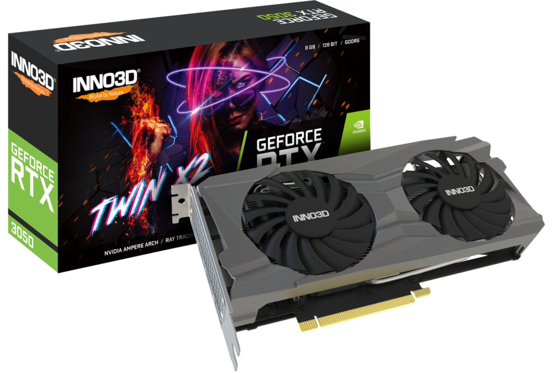 GeForce RTX X2 (NVIDIA, INNO3D Twin 3050 Grafikkarte)